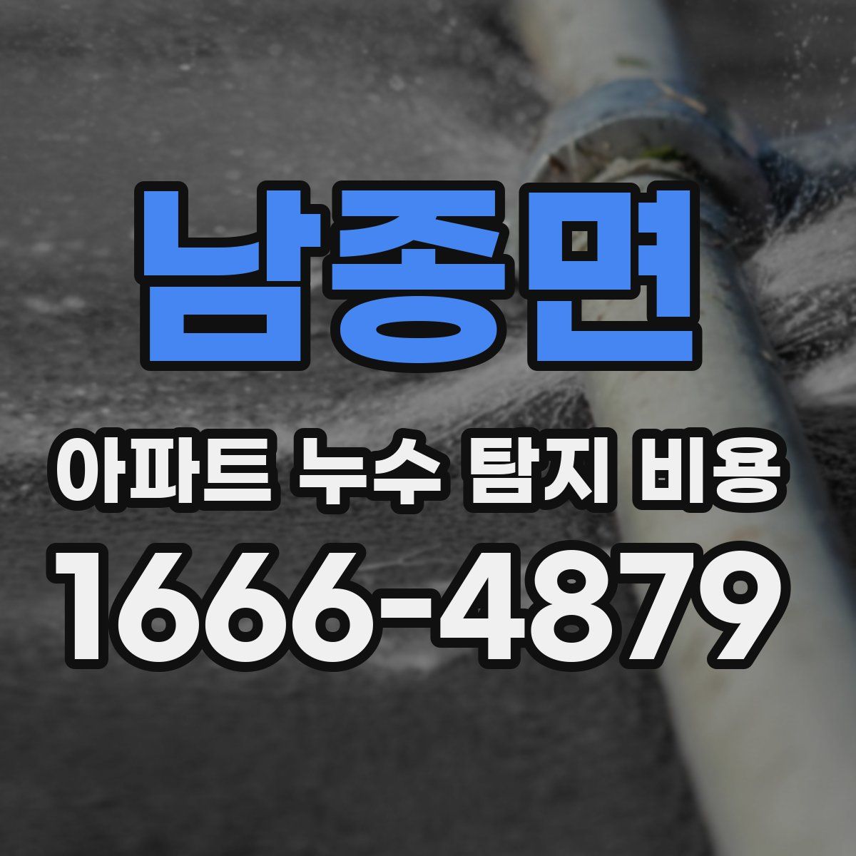 남종면 아파트 누수 탐지 비용