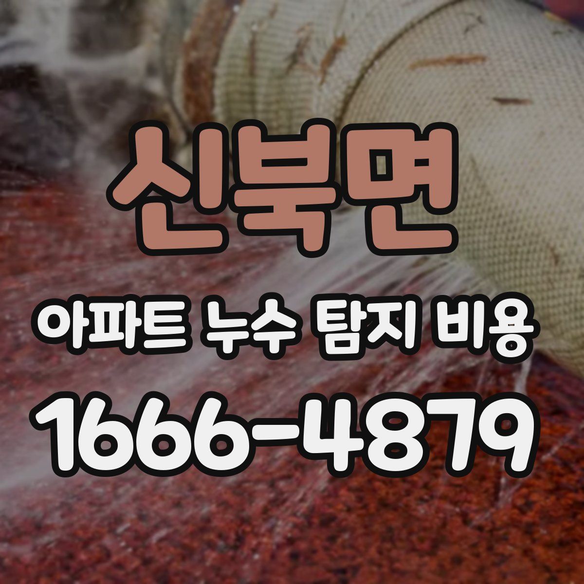 신북면 아파트 누수 탐지 비용