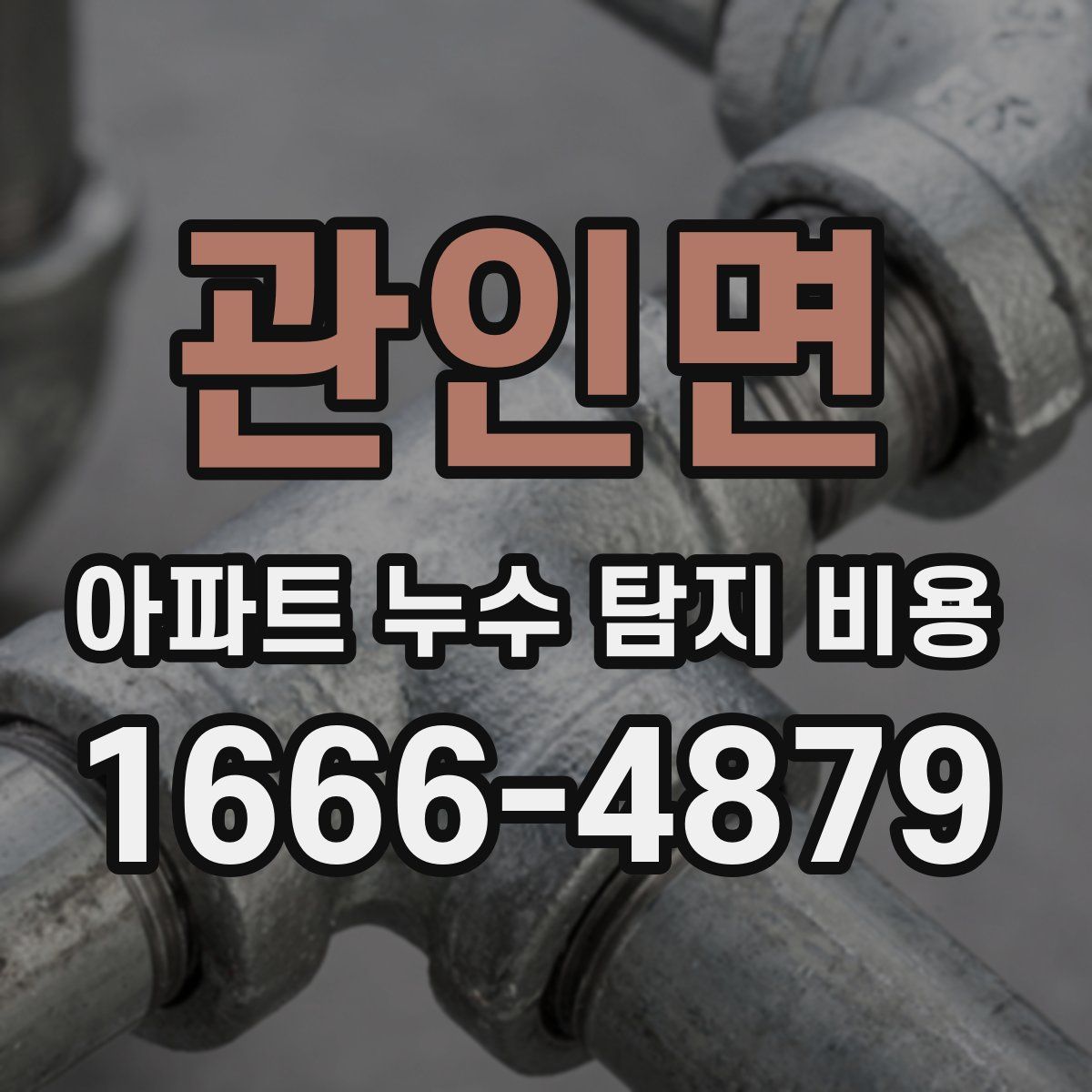 관인면 아파트 누수 탐지 비용