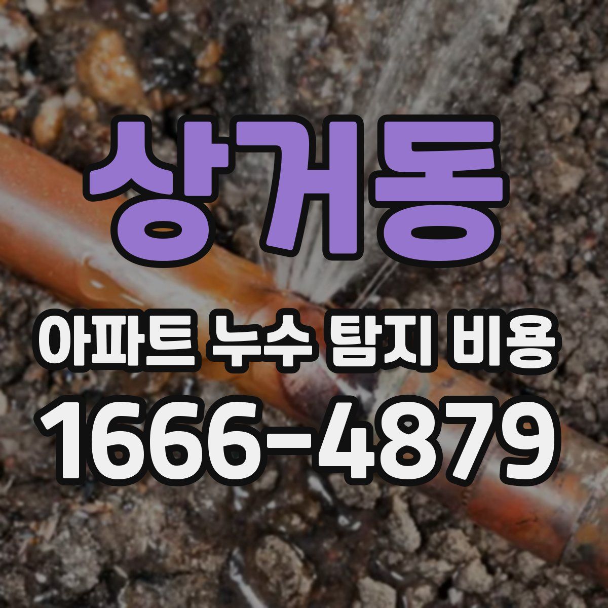 상거동 아파트 누수 탐지 비용