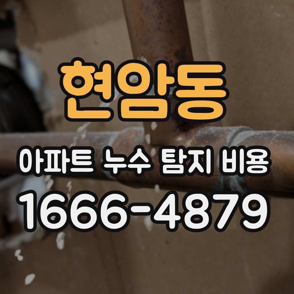 현암동 아파트 누수 탐지 비용
