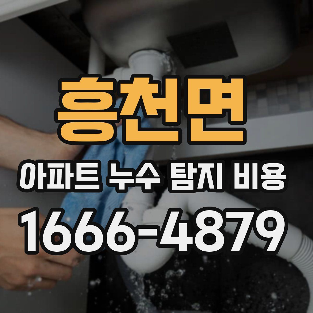 흥천면 아파트 누수 탐지 비용
