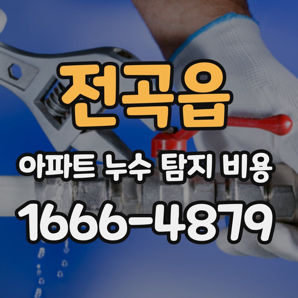 전곡읍 아파트 누수 탐지 비용