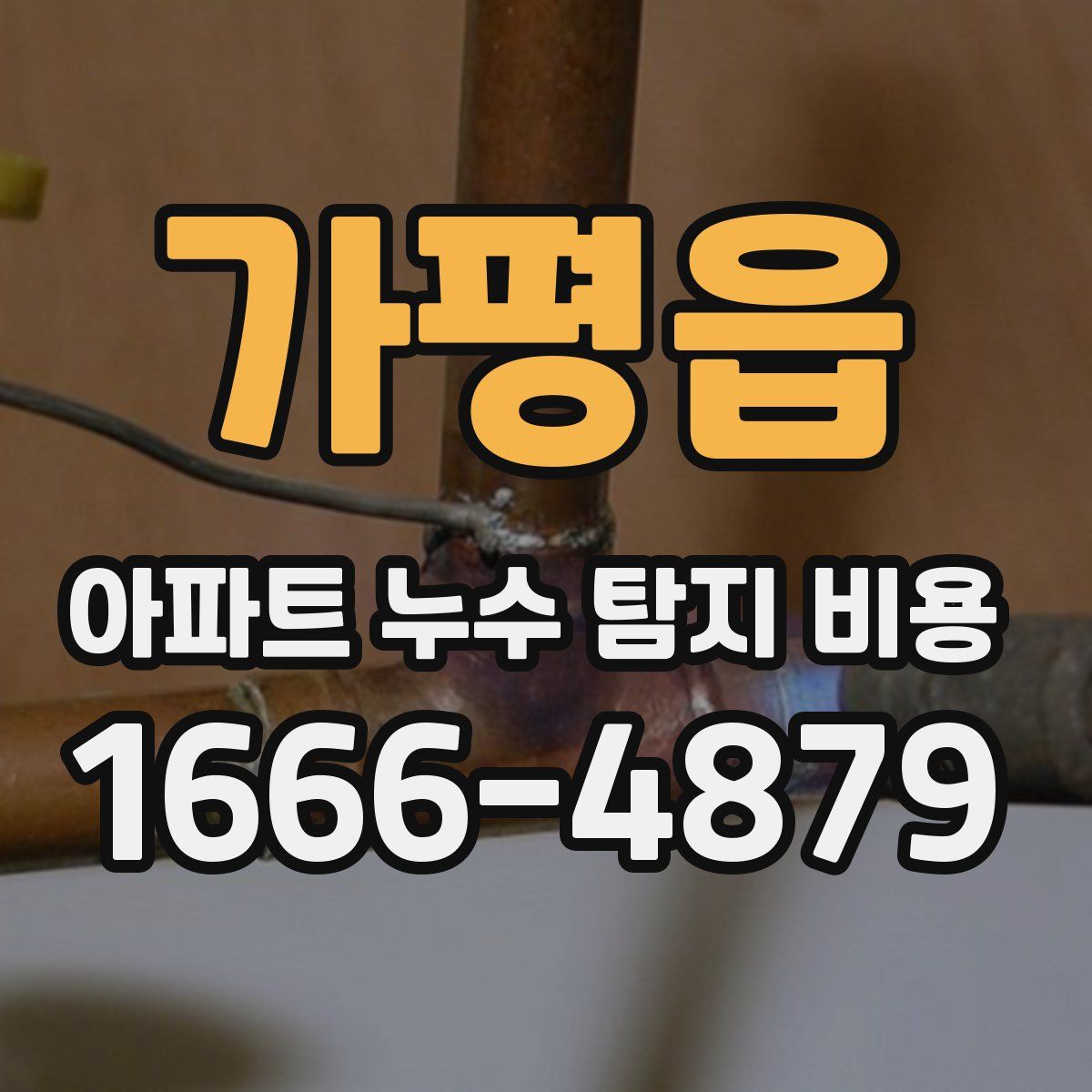 가평읍 아파트 누수 탐지 비용