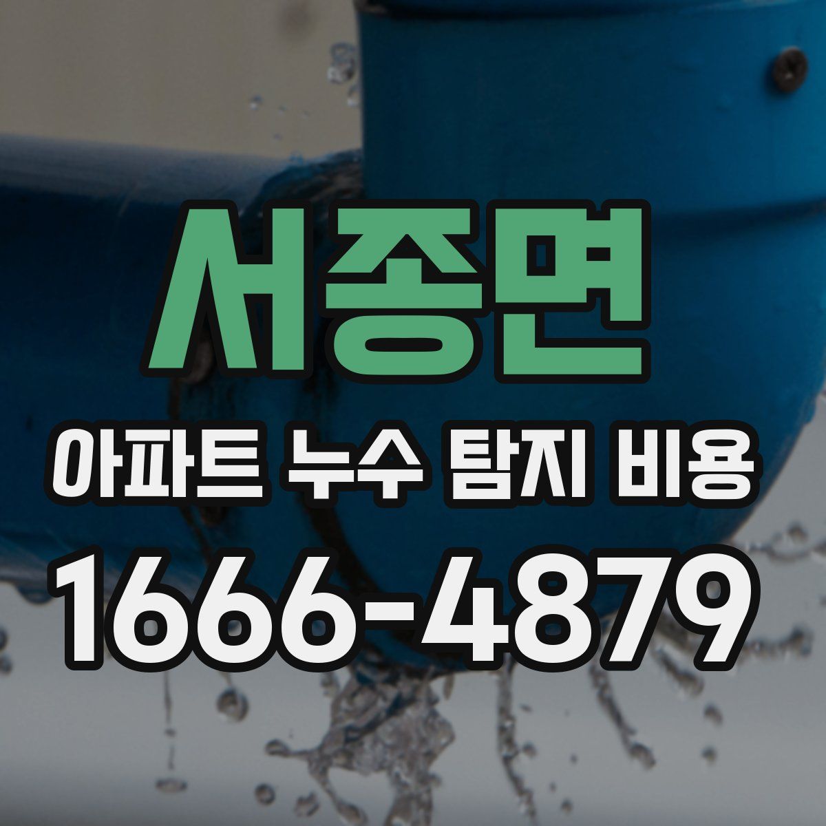 서종면 아파트 누수 탐지 비용