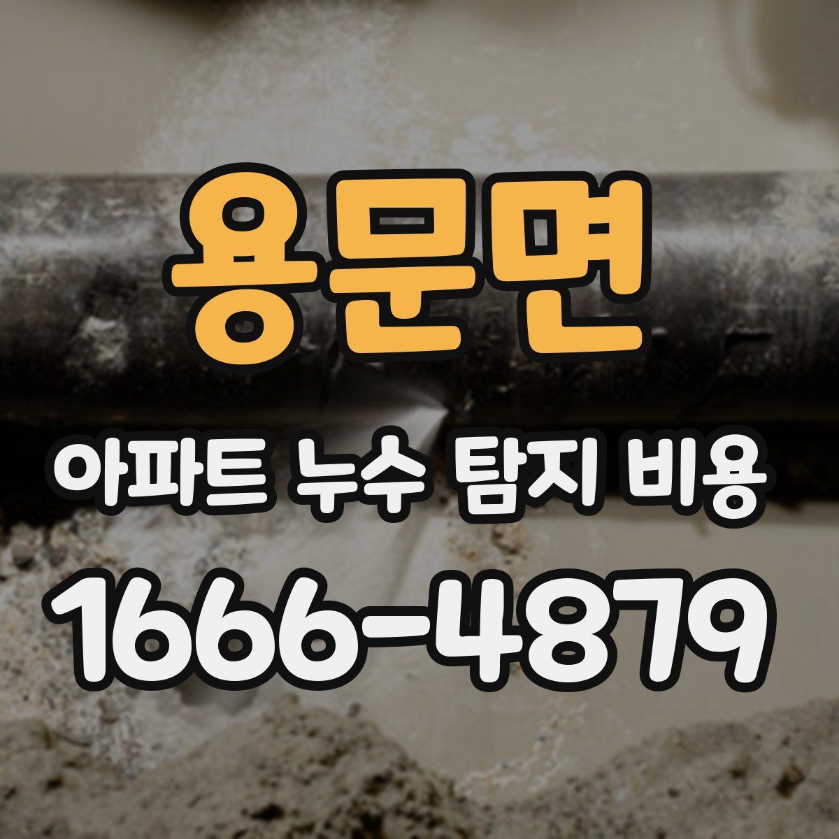 용문면 아파트 누수 탐지 비용