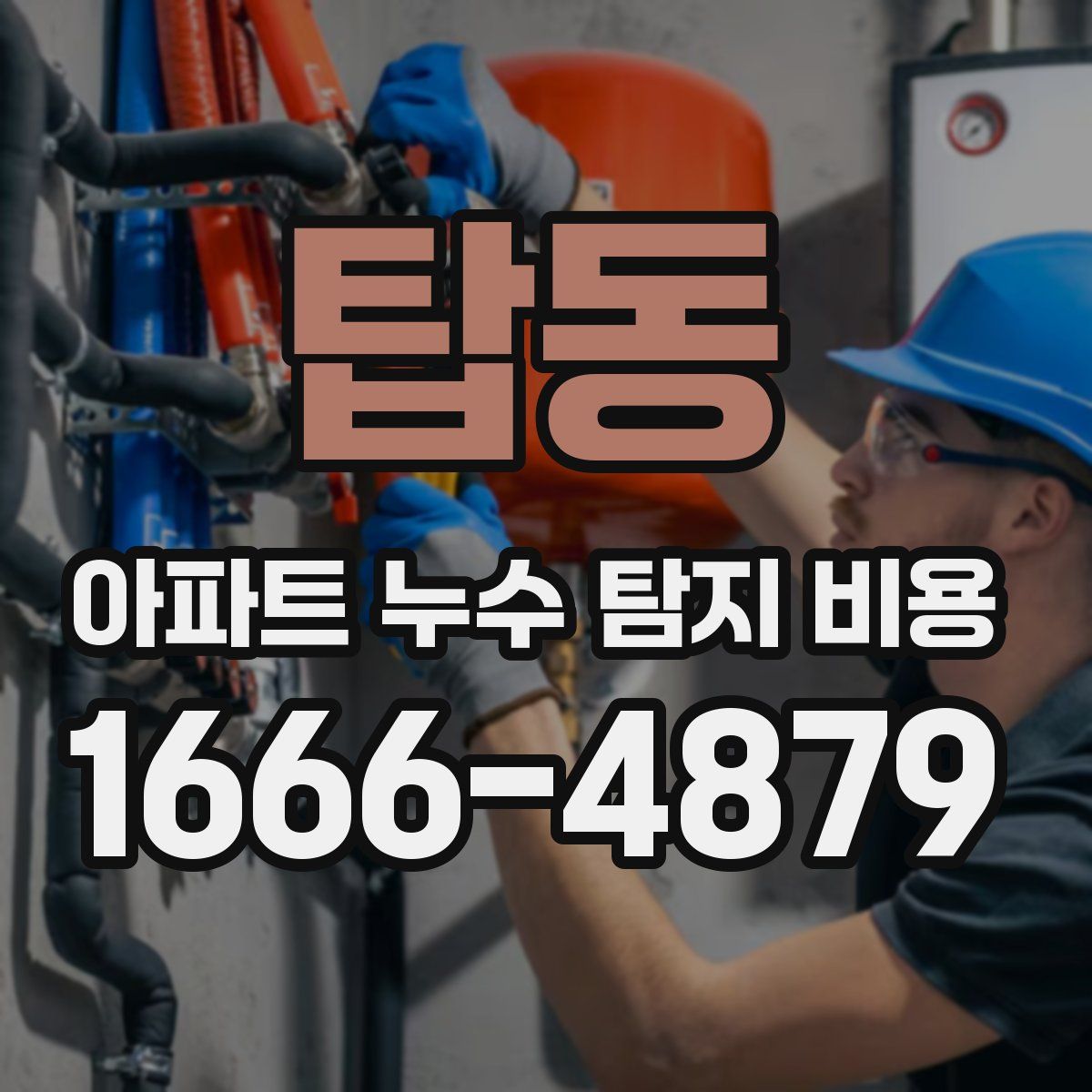 탑동 아파트 누수 탐지 비용
