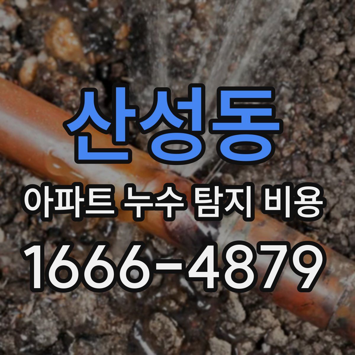 산성동 아파트 누수 탐지 비용