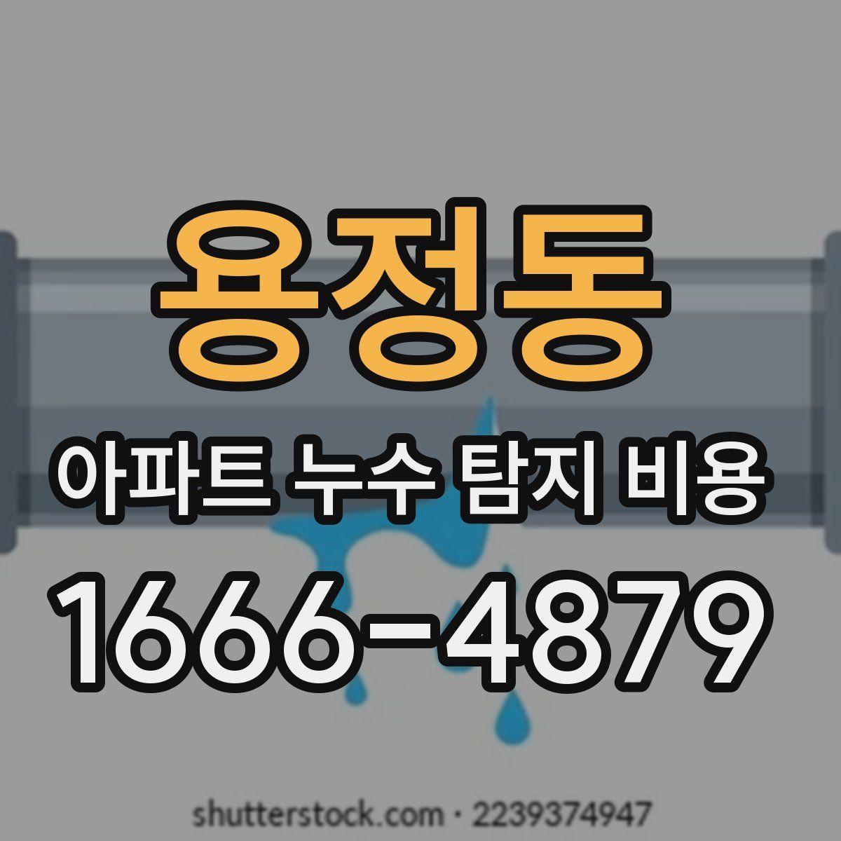 용정동 아파트 누수 탐지 비용
