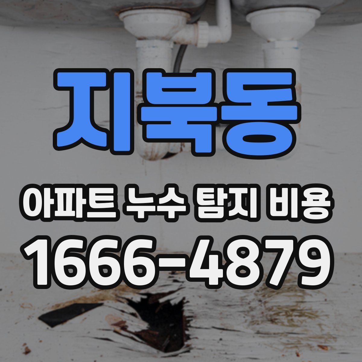 지북동 아파트 누수 탐지 비용