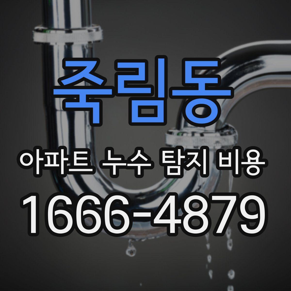 죽림동 아파트 누수 탐지 비용