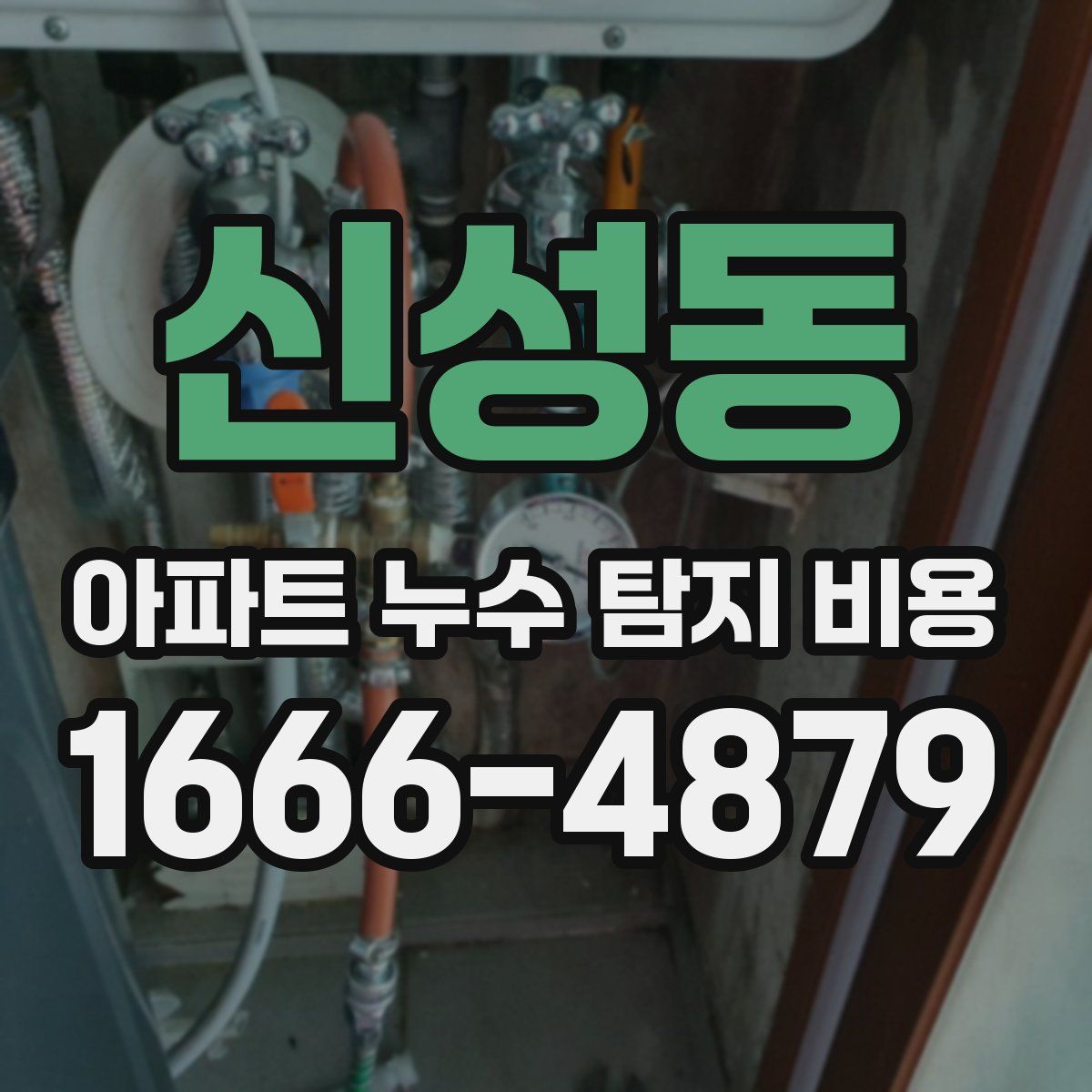 신성동 아파트 누수 탐지 비용