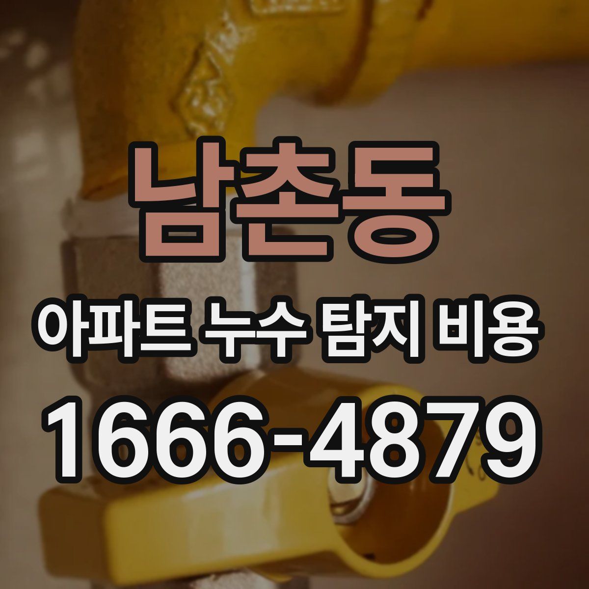 남촌동 아파트 누수 탐지 비용