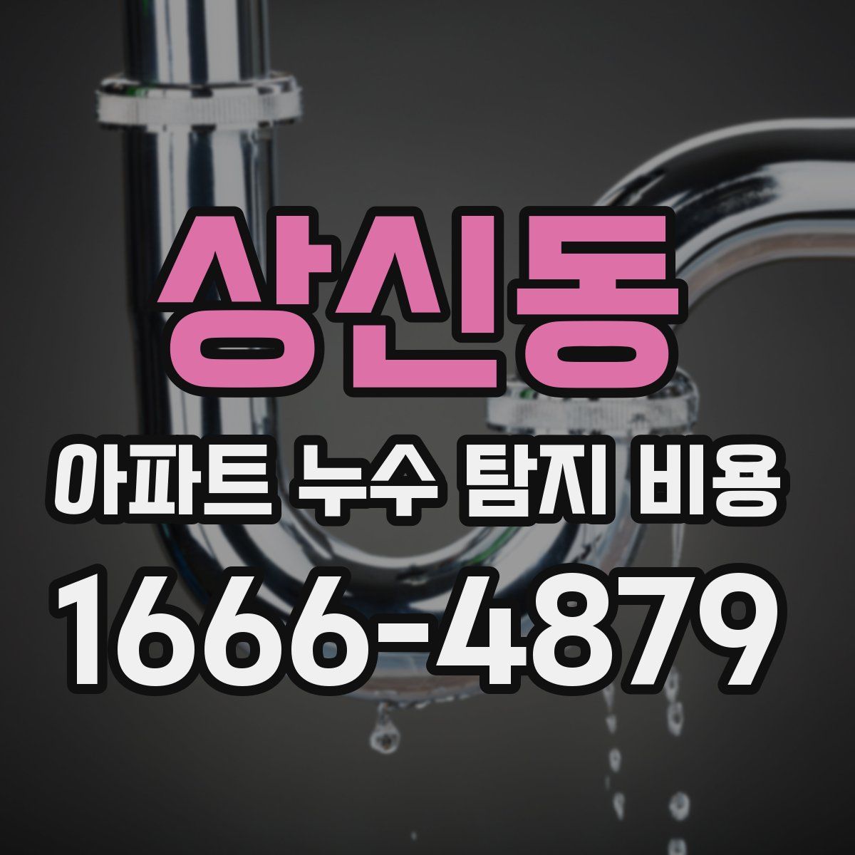 상신동 아파트 누수 탐지 비용