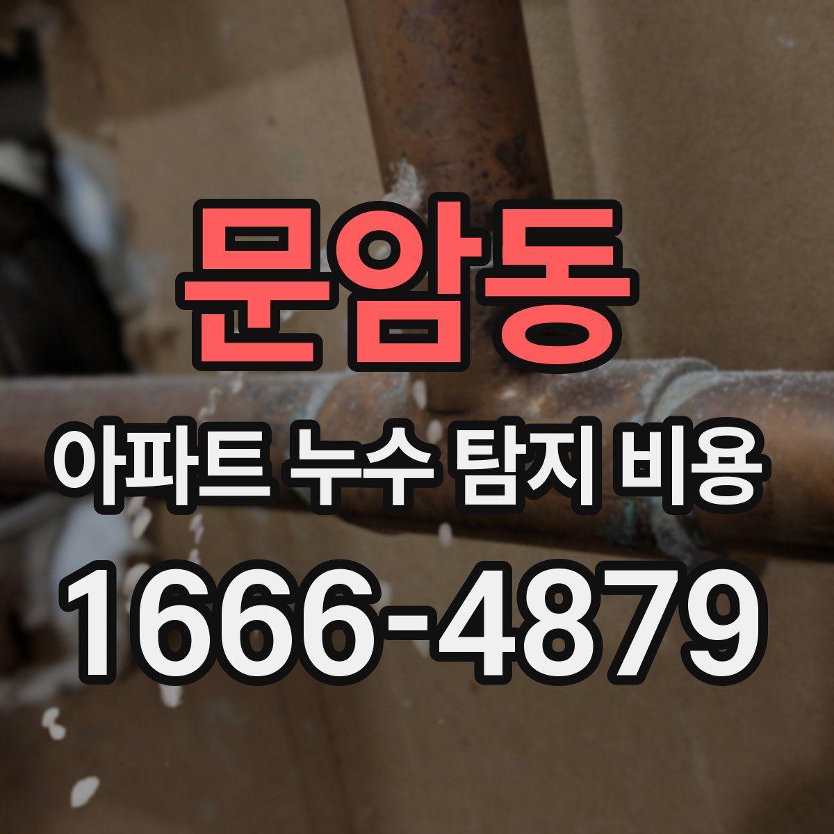 문암동 아파트 누수 탐지 비용