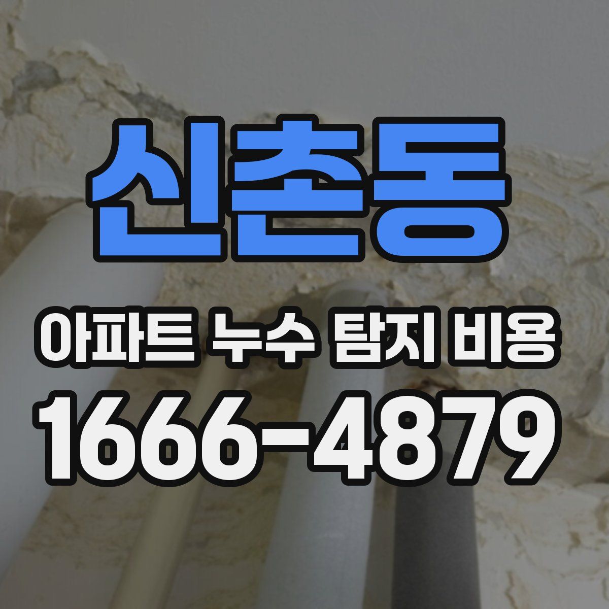 신촌동 아파트 누수 탐지 비용