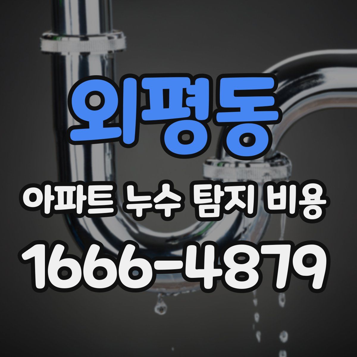 외평동 아파트 누수 탐지 비용