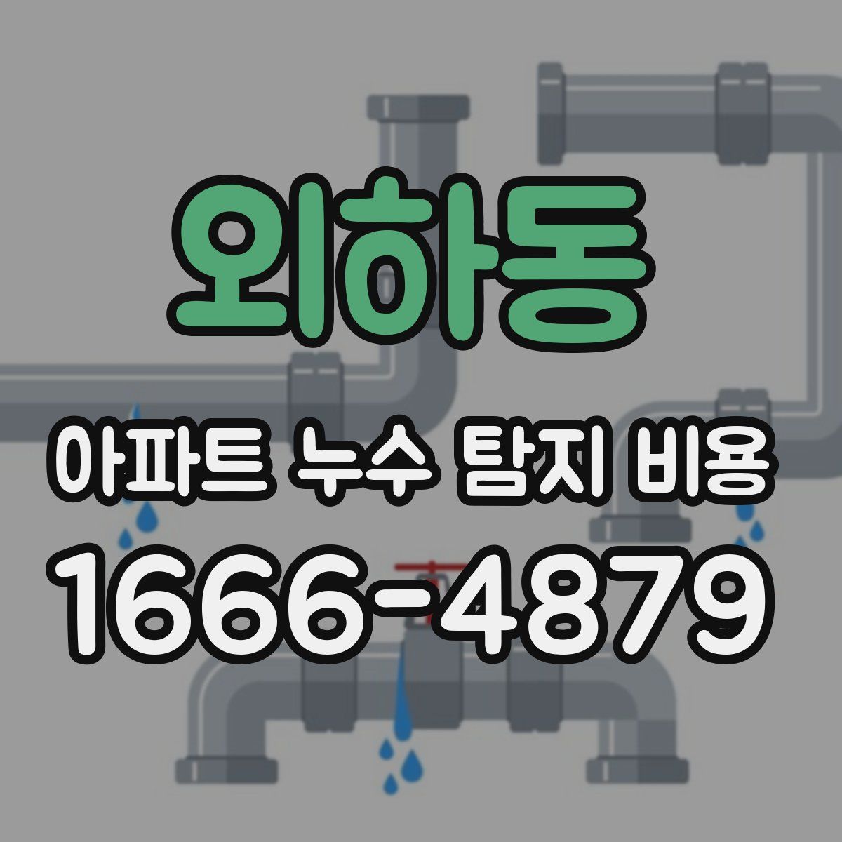 외하동 아파트 누수 탐지 비용