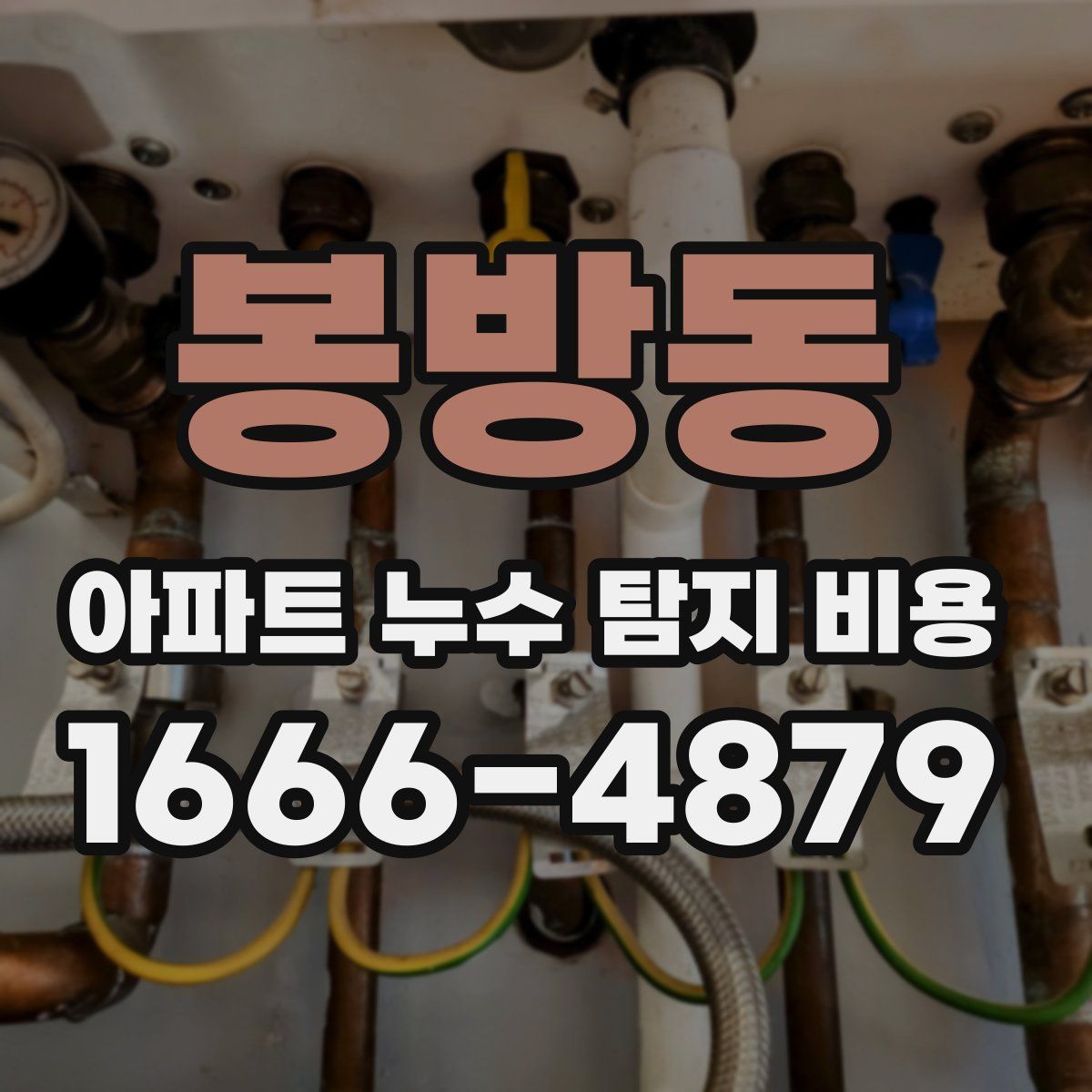 봉방동 아파트 누수 탐지 비용