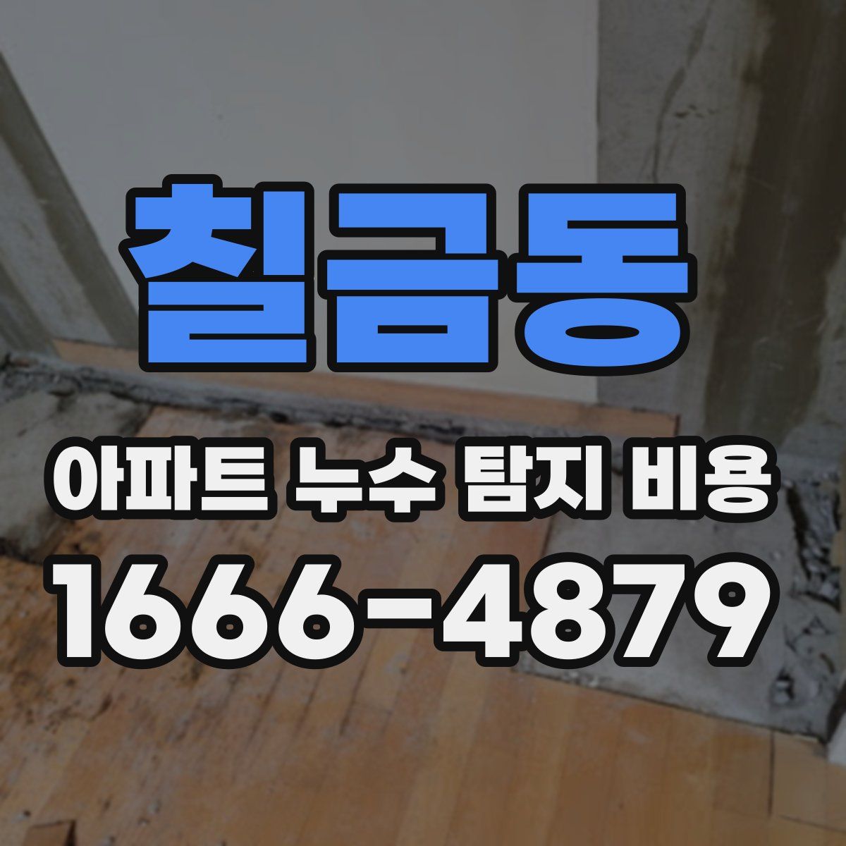 칠금동 아파트 누수 탐지 비용