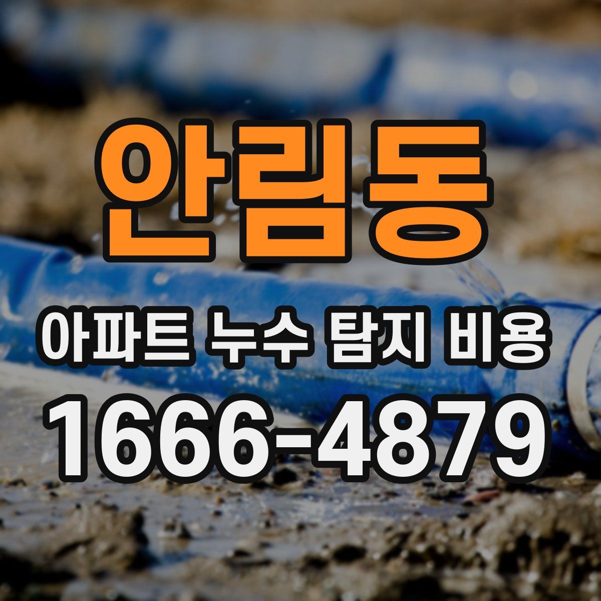 안림동 아파트 누수 탐지 비용