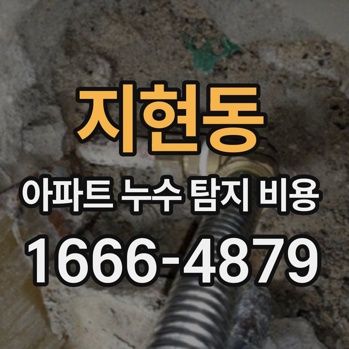 지현동 아파트 누수 탐지 비용