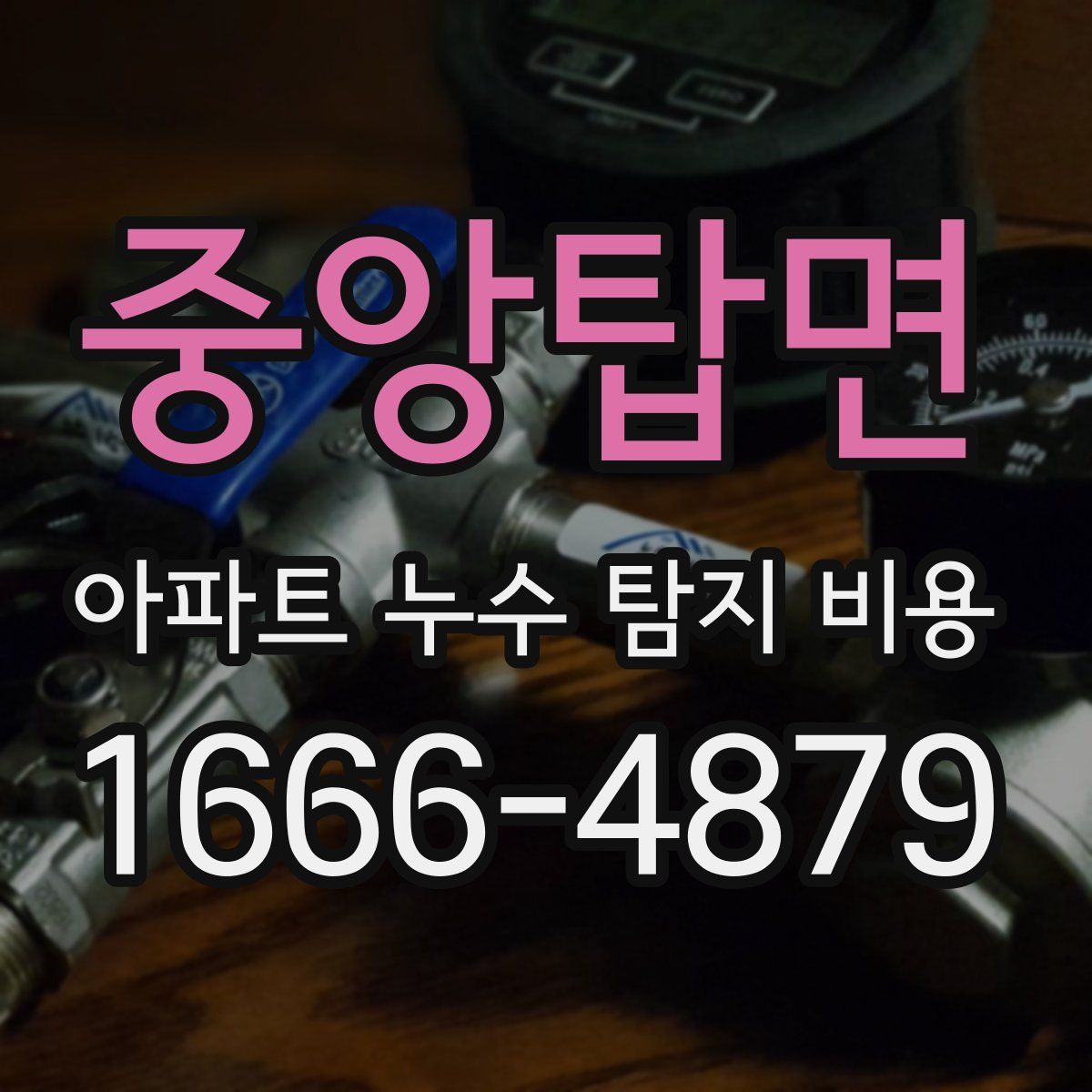 중앙탑면 아파트 누수 탐지 비용