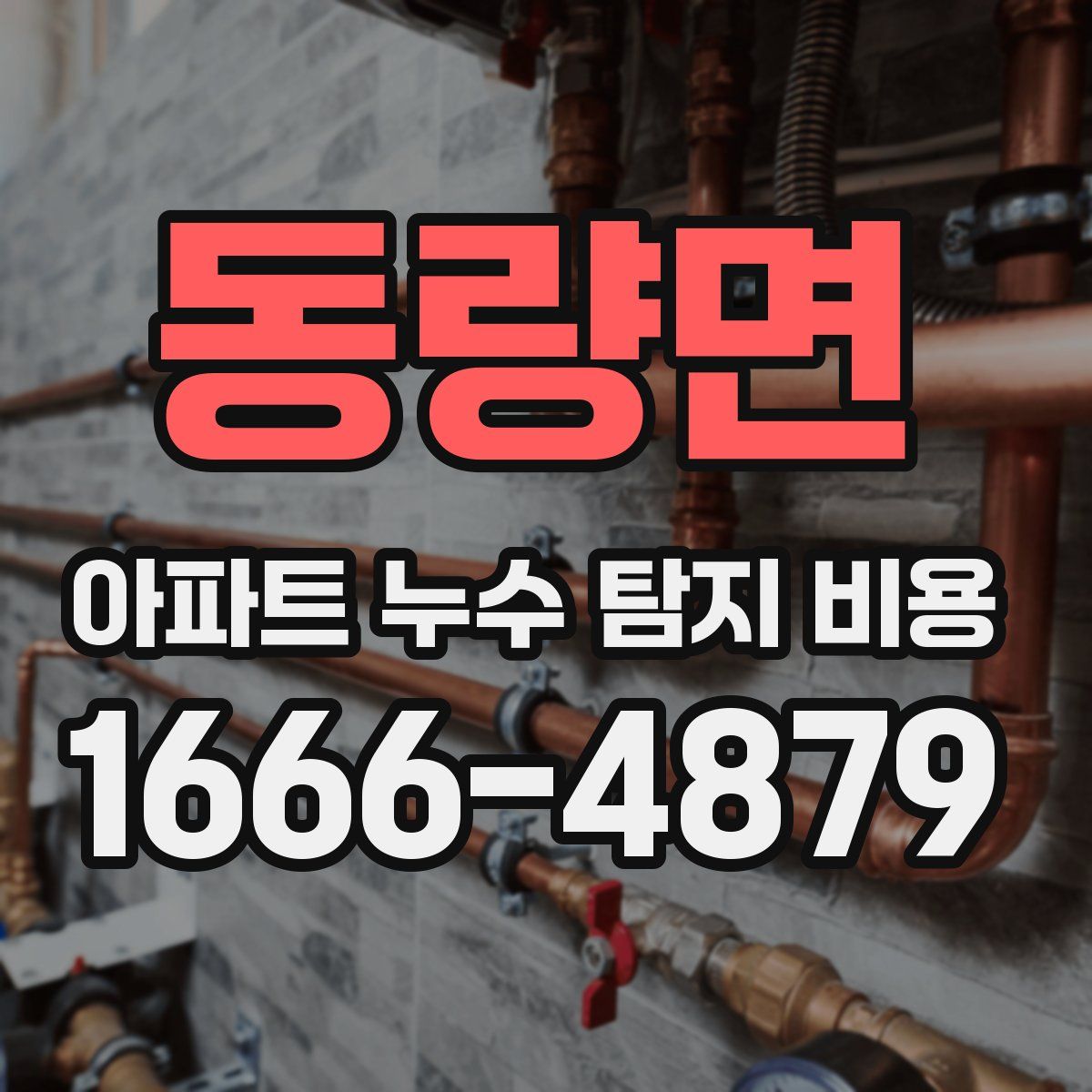 동량면 아파트 누수 탐지 비용