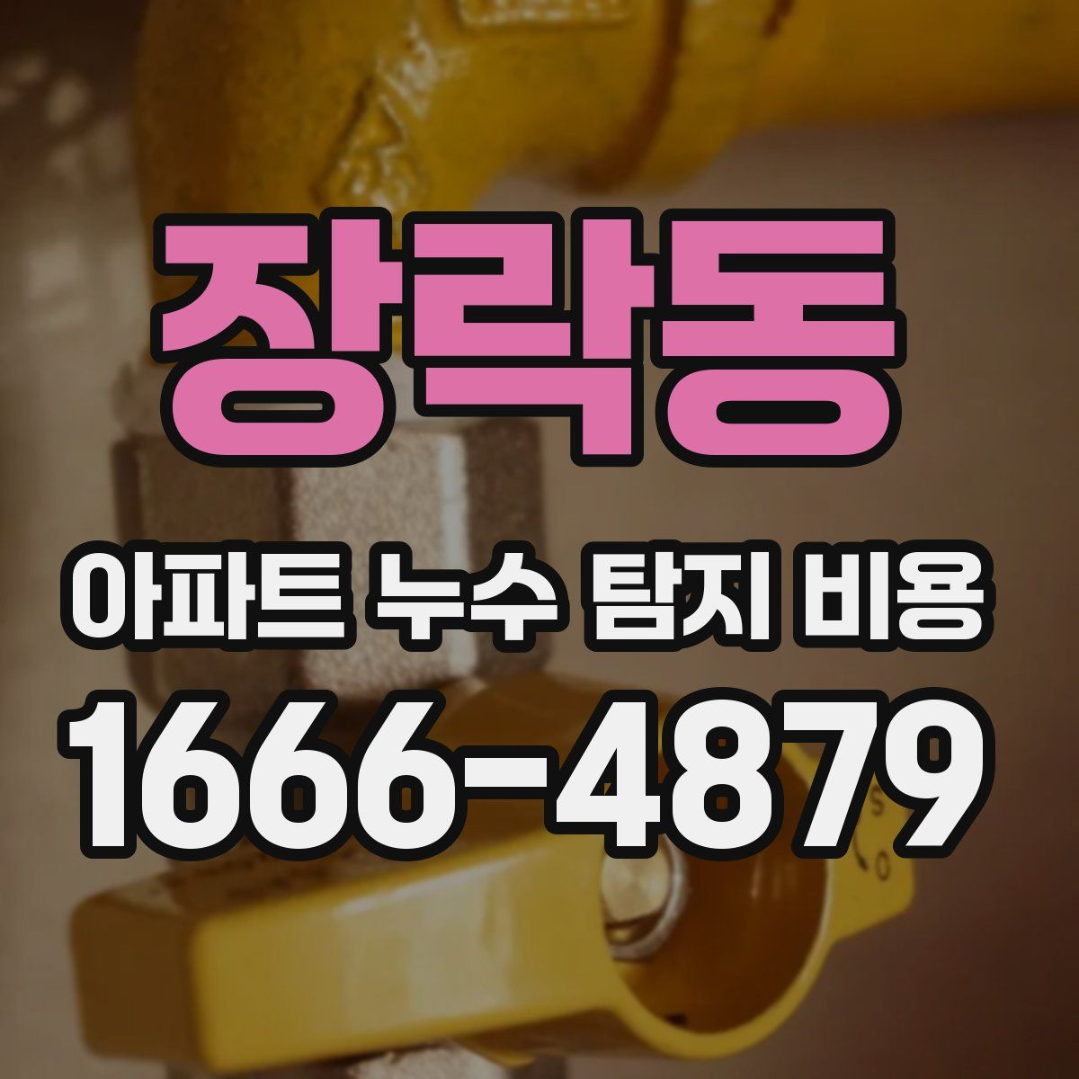 장락동 아파트 누수 탐지 비용