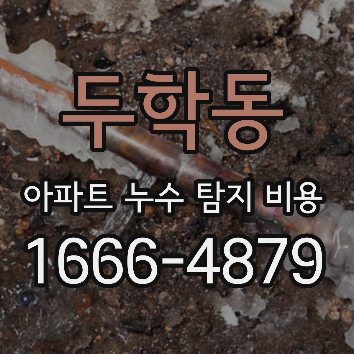두학동 아파트 누수 탐지 비용