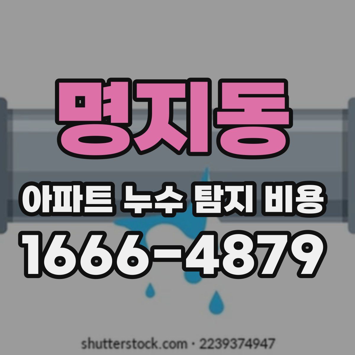명지동 아파트 누수 탐지 비용