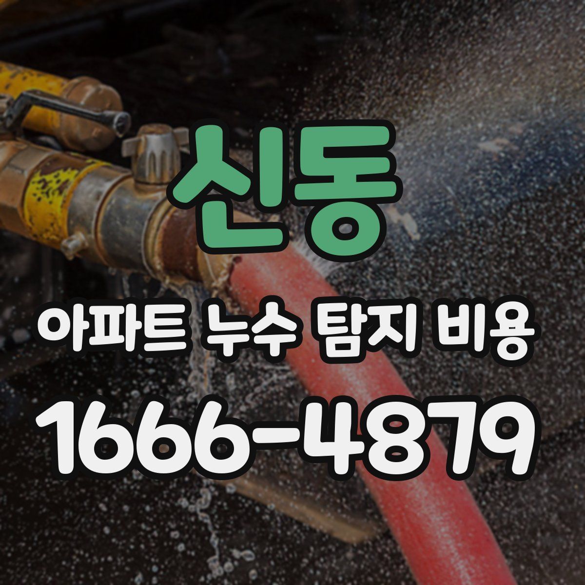 신동 아파트 누수 탐지 비용