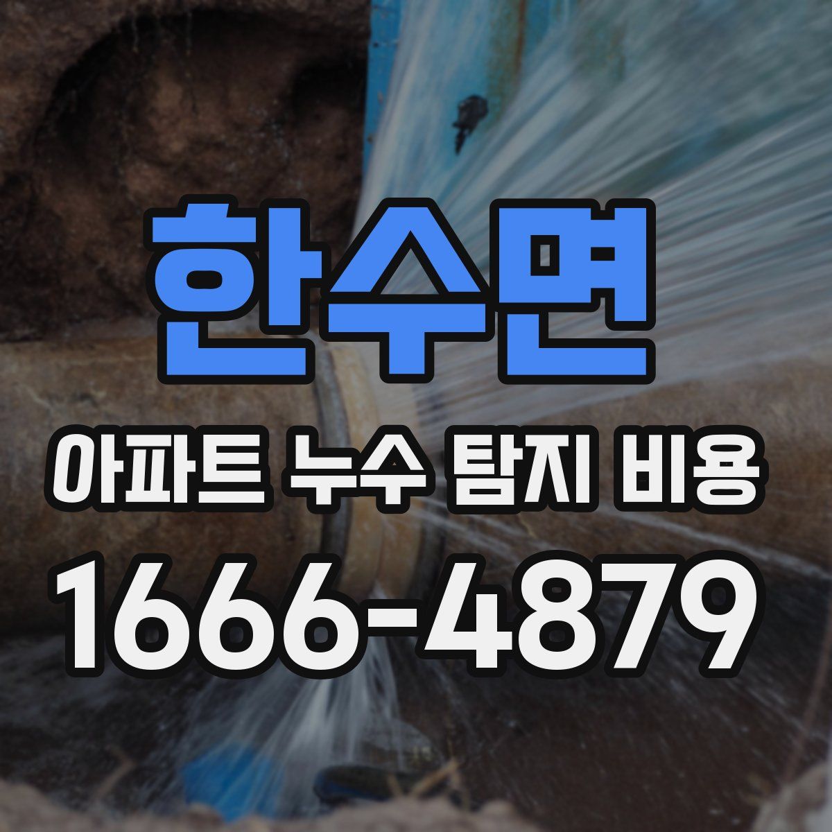 한수면 아파트 누수 탐지 비용