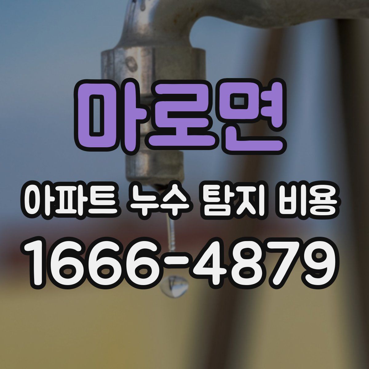 마로면 아파트 누수 탐지 비용