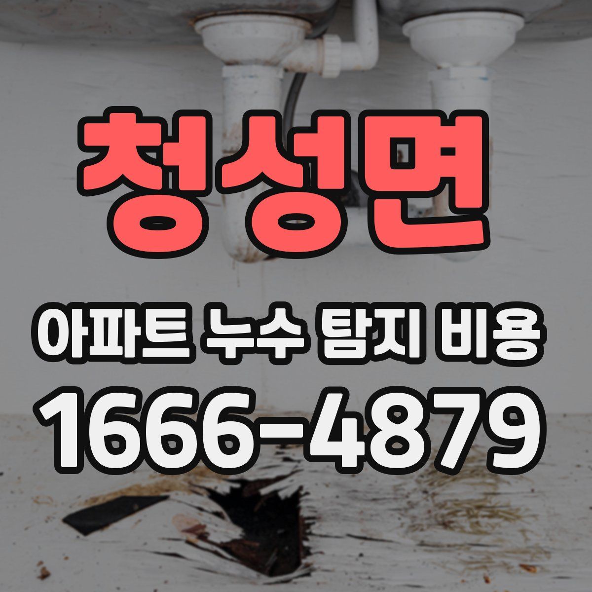 청성면 아파트 누수 탐지 비용