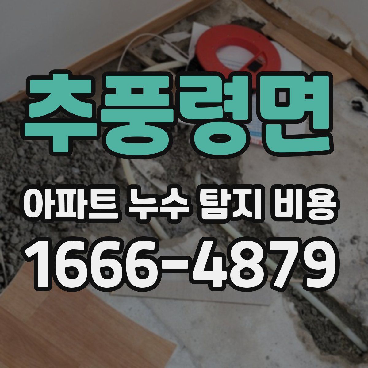 추풍령면 아파트 누수 탐지 비용