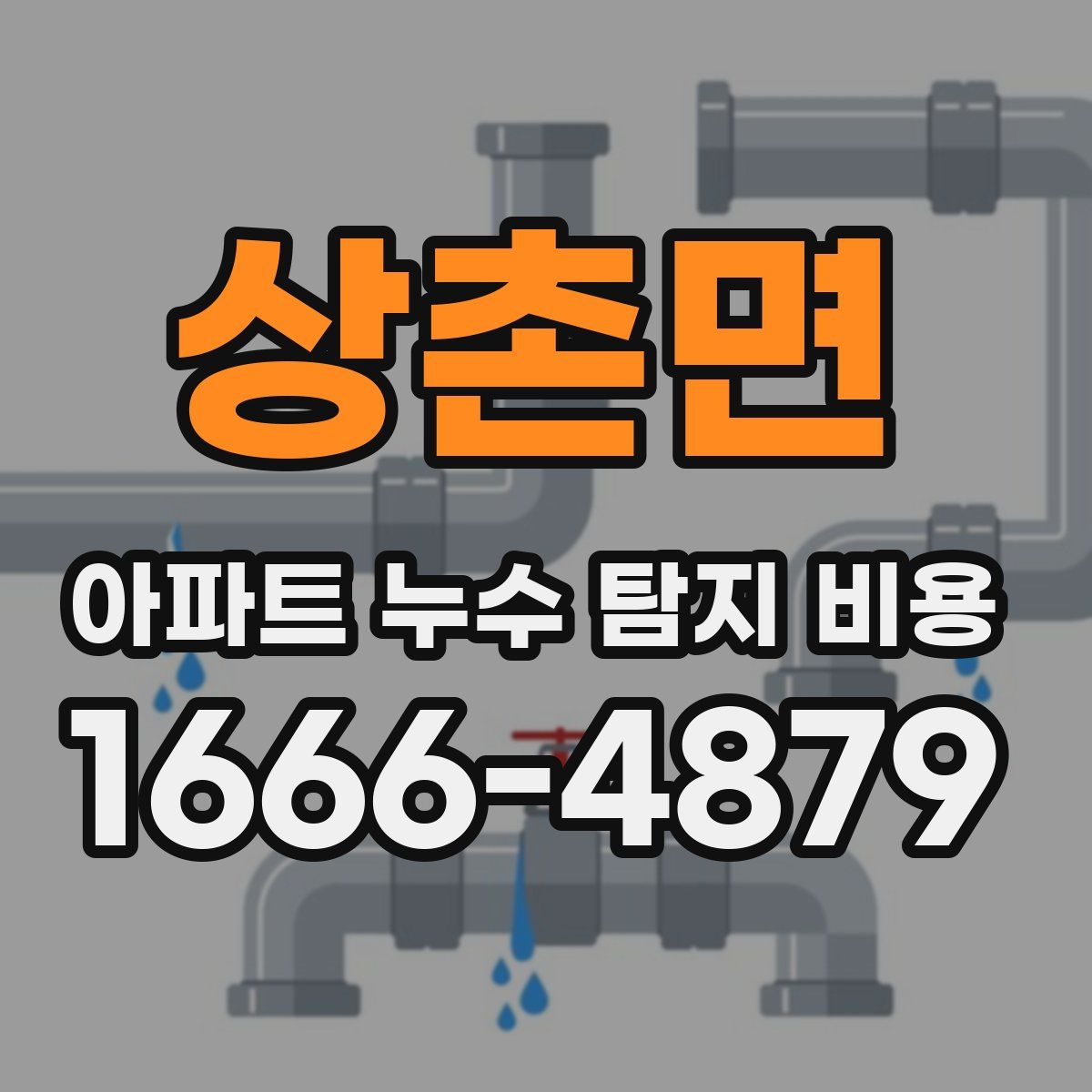 상촌면 아파트 누수 탐지 비용