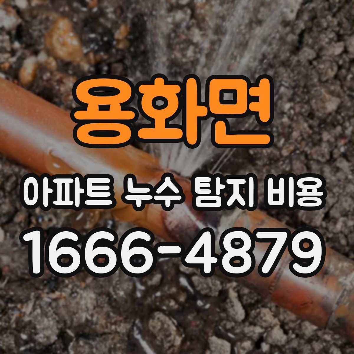 용화면 아파트 누수 탐지 비용