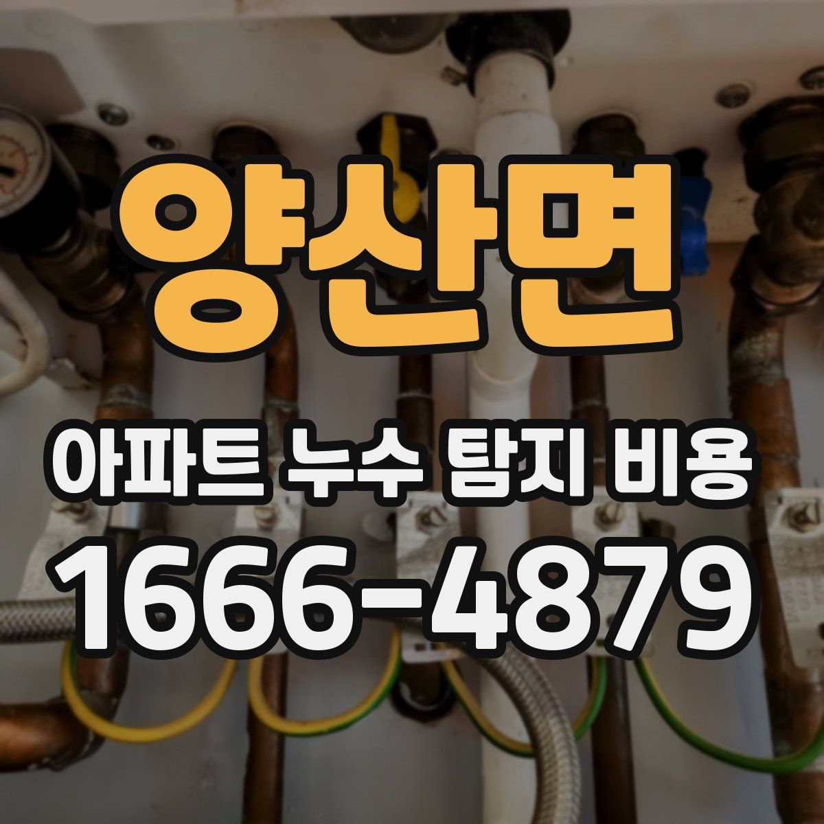 양산면 아파트 누수 탐지 비용