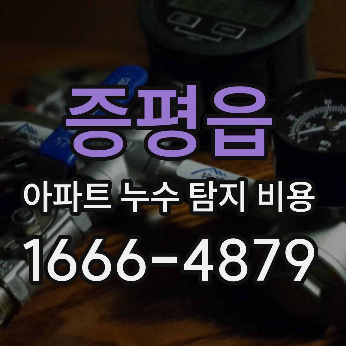 증평읍 아파트 누수 탐지 비용