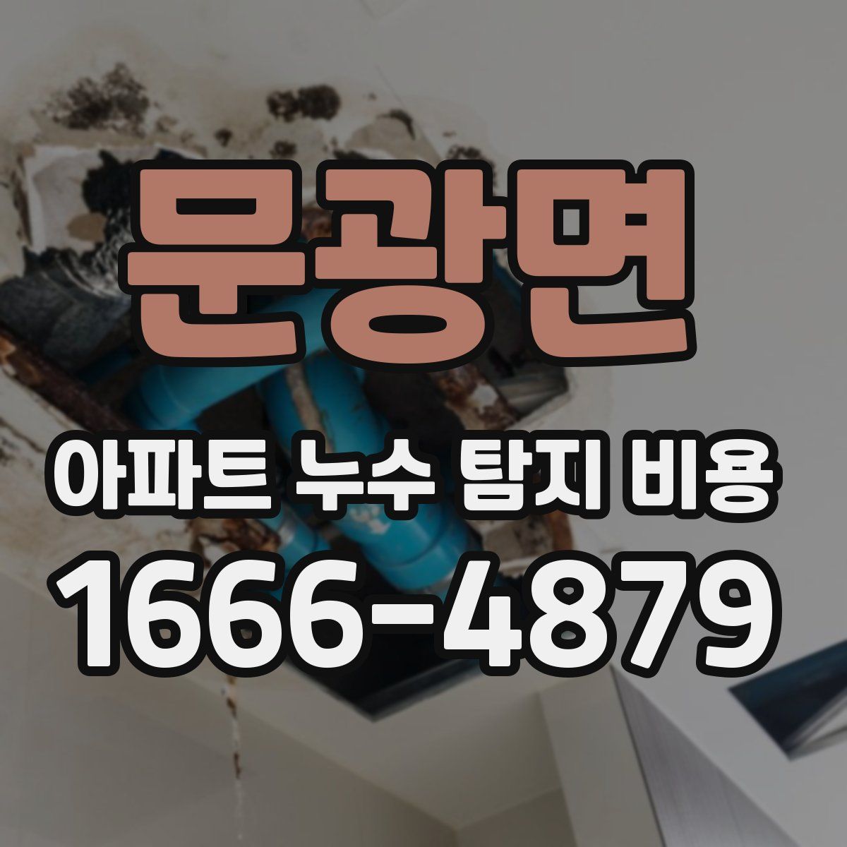 문광면 아파트 누수 탐지 비용