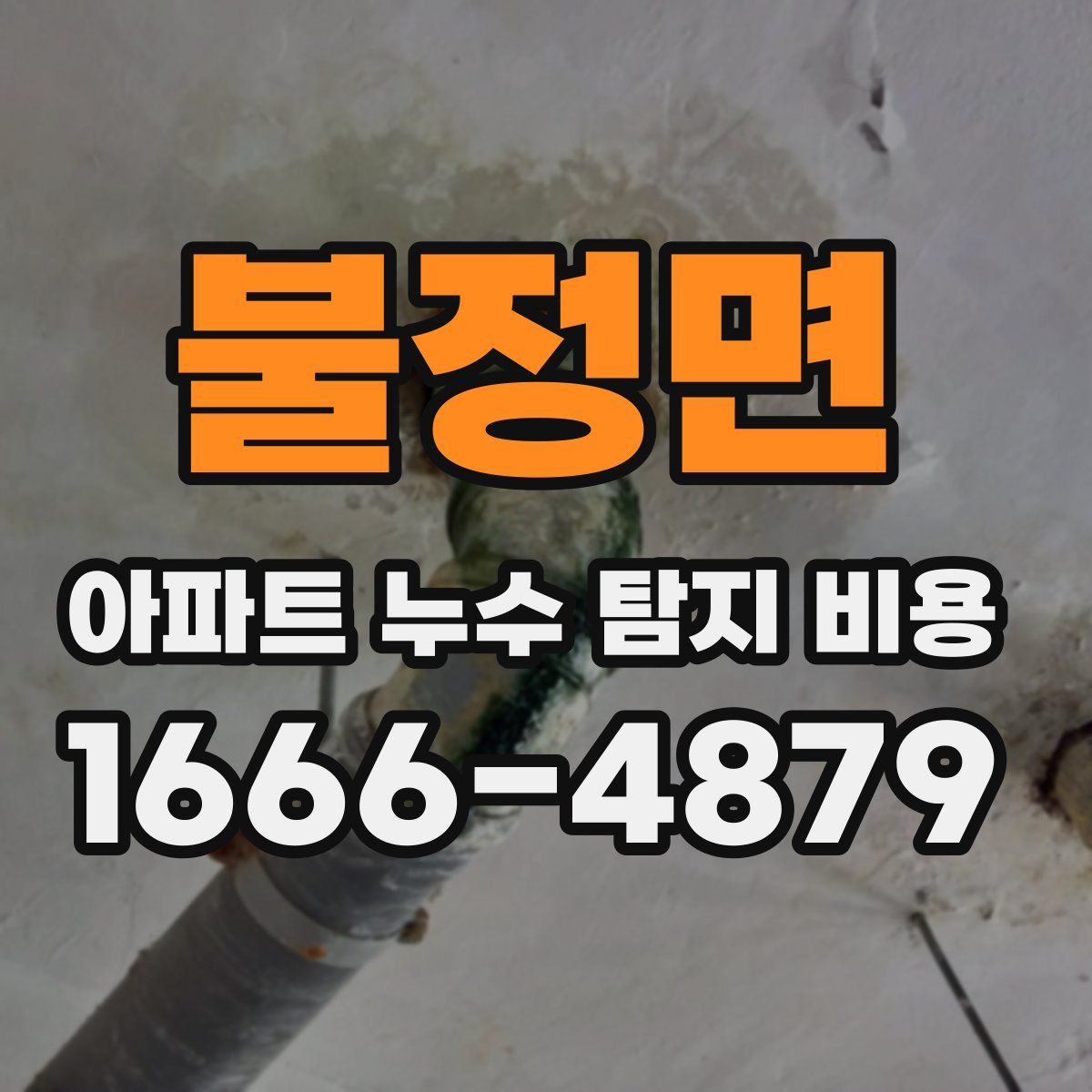 불정면 아파트 누수 탐지 비용