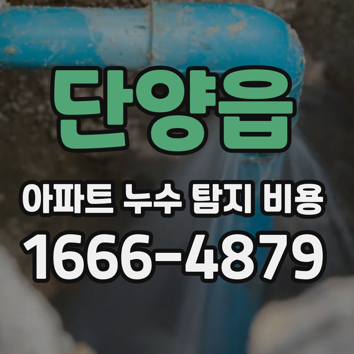 단양읍 아파트 누수 탐지 비용