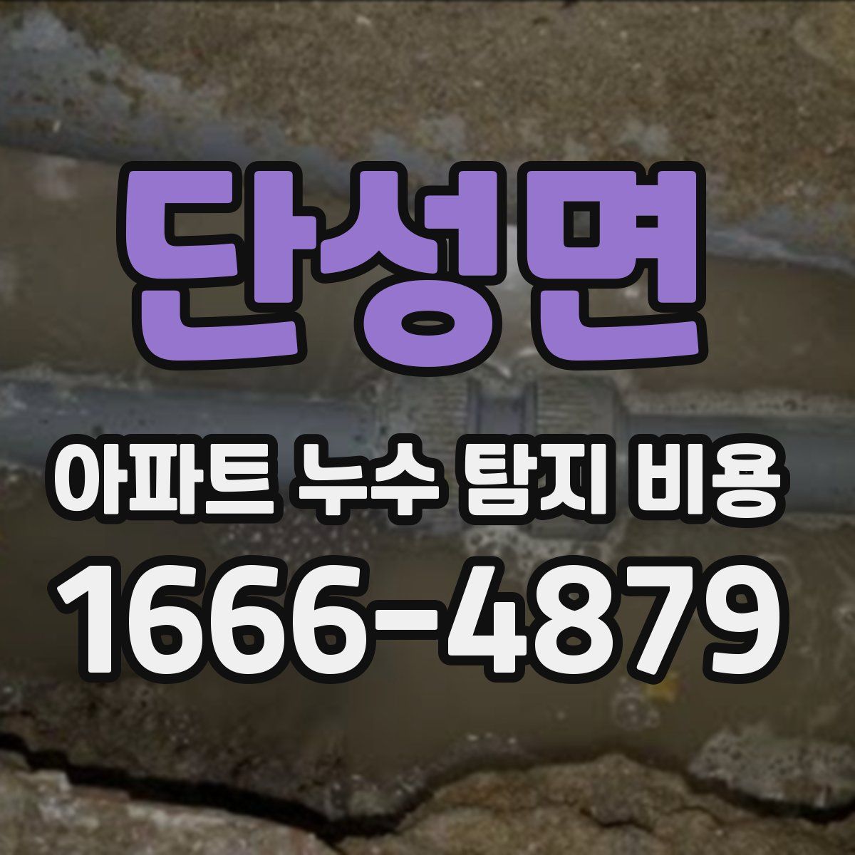 단성면 아파트 누수 탐지 비용