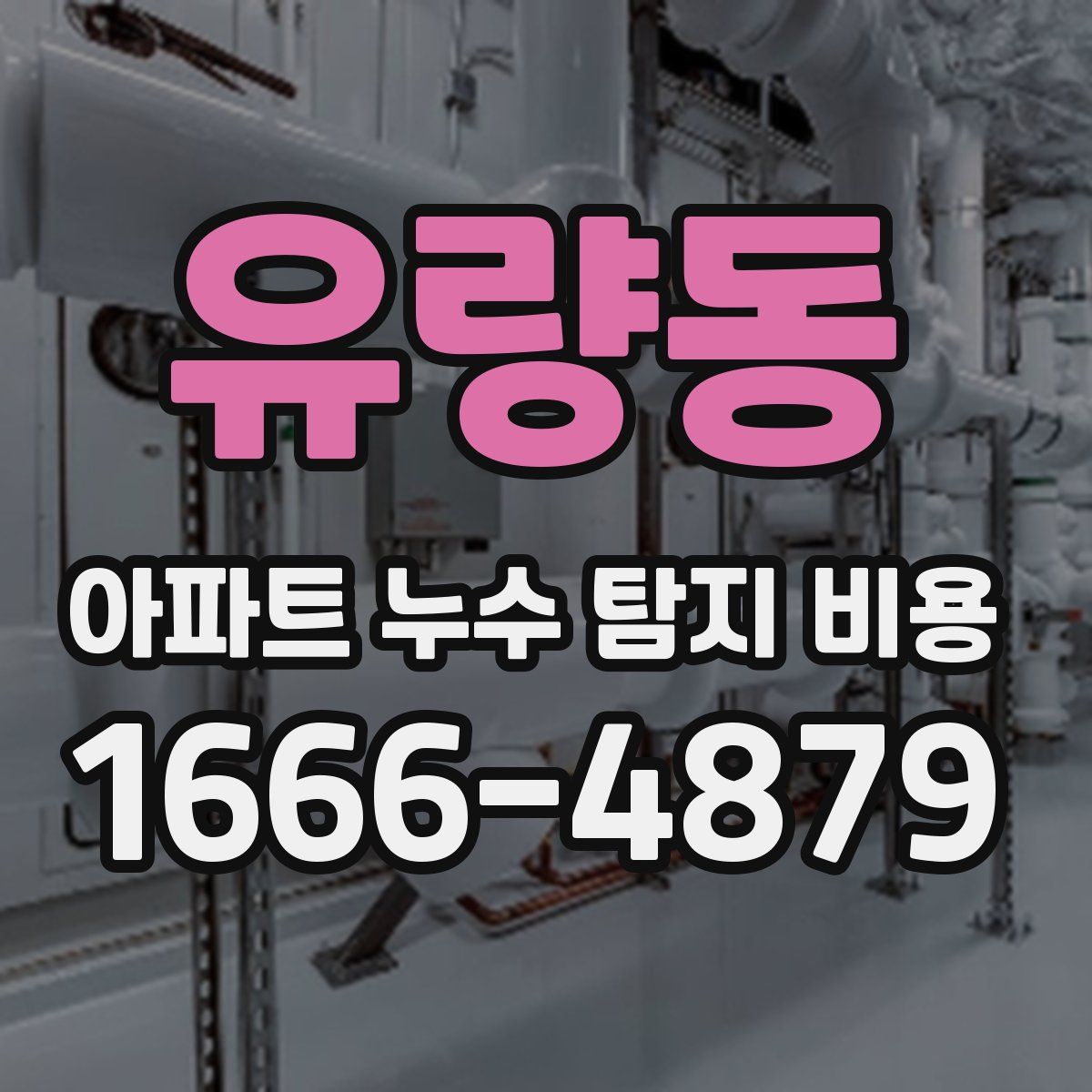 유량동 아파트 누수 탐지 비용