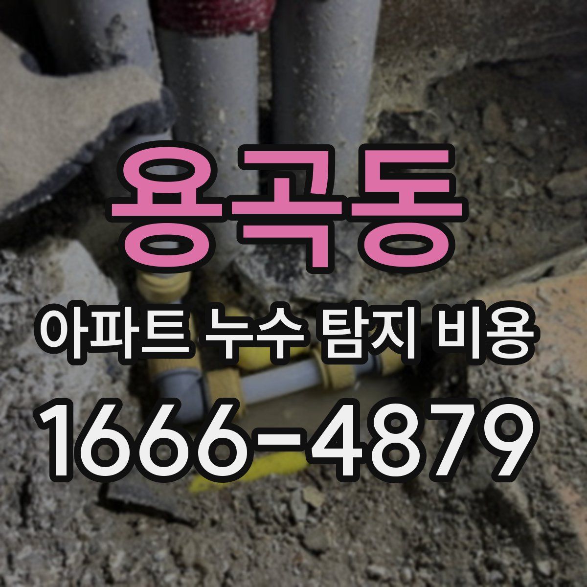 용곡동 아파트 누수 탐지 비용