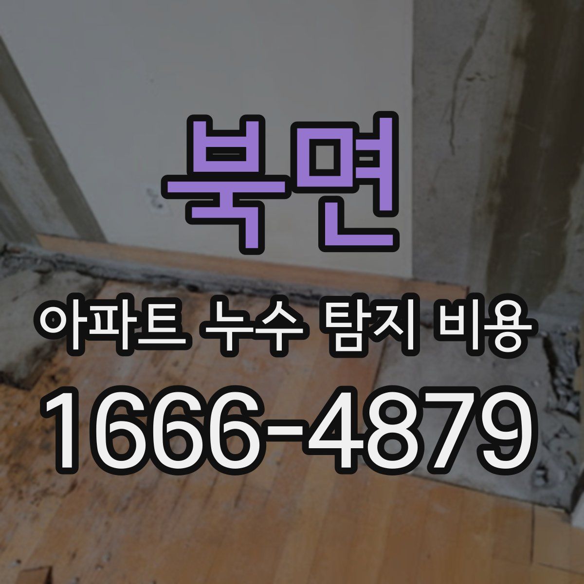 북면 아파트 누수 탐지 비용