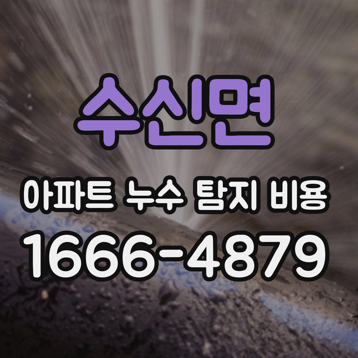 수신면 아파트 누수 탐지 비용