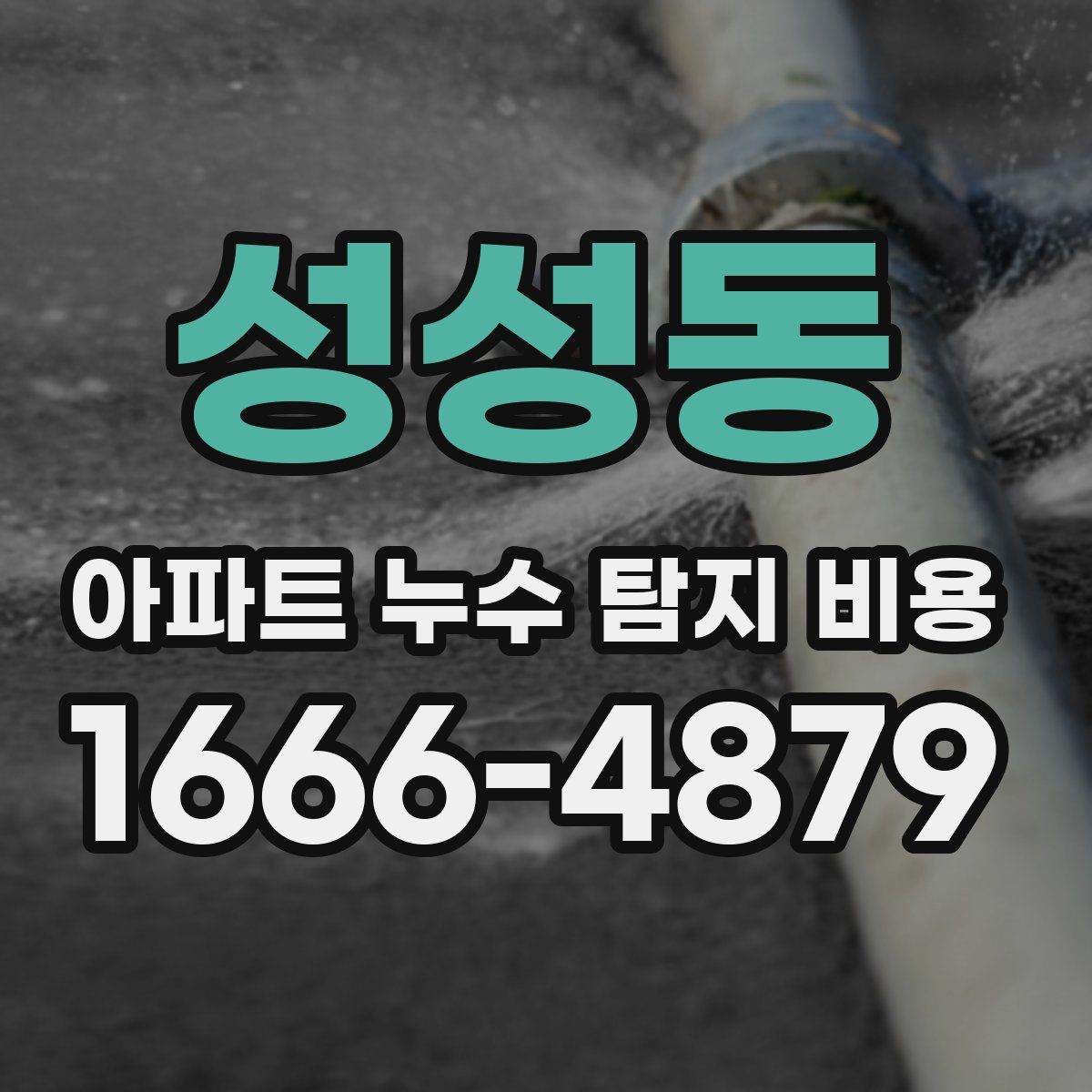 성성동 아파트 누수 탐지 비용