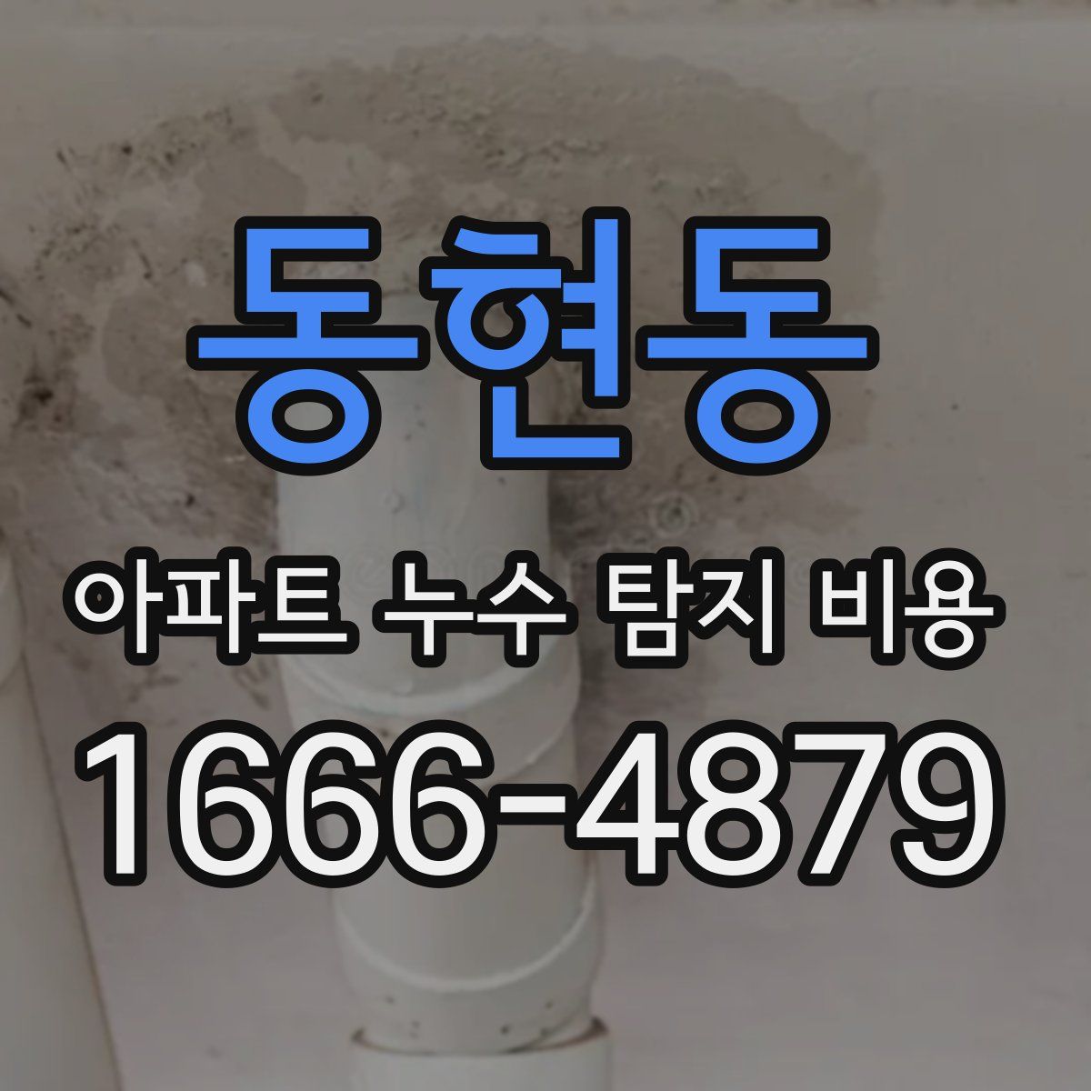동현동 아파트 누수 탐지 비용